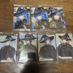 ツイステ　ウエハース　カード　箔押し　イデア　アズール　エース　マレウス