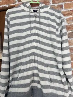 AZUL by moussy パイル地ストライプパーカーのサムネイル