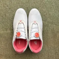 ❣️美品❣️adidas アディダス ゴルフシューズ ボア ピンク 23.5cm