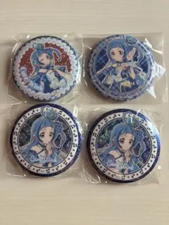 キミとアイドルプリキュア キュアウインク 缶バッジ BIGホログラム サイン