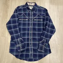 ラングラー wrangler ウエスタンシャツ ヴィンテージ マープルボタン