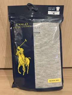 Polo Ralph LaurenストレッチジャージTシャツ Mグレー新品未開封