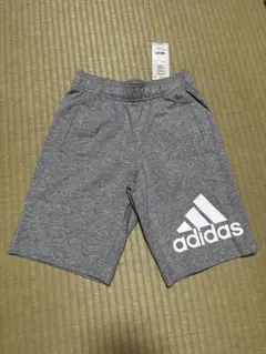 adidas アディダス キッズ ハーフパンツ グレー スウェット ショートパン