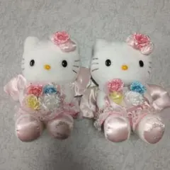 ✨タイムセール✨ハローキティ ぬいぐるみ 2体セットNTT電報