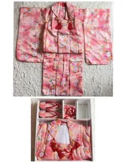 607agu57▪️七五三 三歳 女の子 着物&被布 ▪️美品 - メルカリ