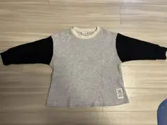branshes ワッフル長袖カットソー バイカラー