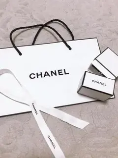 CHANEL シャネル ショップ袋 リボン プレゼントケース