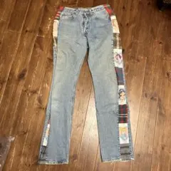 【希少】Levi's 501 リメイク デニムパンツ ディズニーコラボ