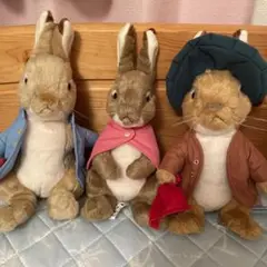 ピーターラビット ぬいぐるみ 3体 まとめ売り