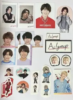 Aぇ! group 末澤誠也 特典 ステッカー チェキ風カード デタカなど