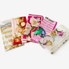 未使用✨ ニナリッチ 含むハナエモリ ハンカチ 5枚セット まとめ売り