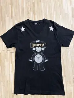 TANTA 黒 Vネック Tシャツのサムネイル
