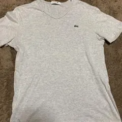 LACOSTE Vネック Tシャツ グレー サイズ3