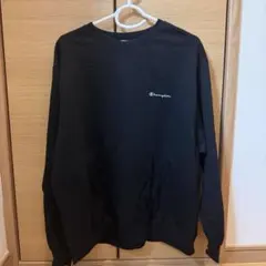 Champion ブラック スウェット
