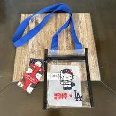 ドジャース クリアバッグ ポシェット スタジアム購入 新品 ハロー
