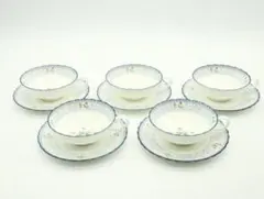 Noritake ノリタケ オランジェリー ティーカップ ソーサー 5客セット