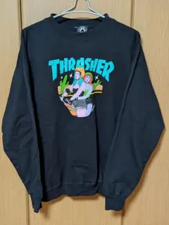 THRASHER MAGAZINE スウェット ブラック M
