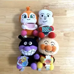 アンパンマン ぬいぐるみ 4体セット　アミューズ景品