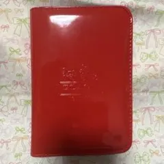 COACH マルチケース レッド エナメル調