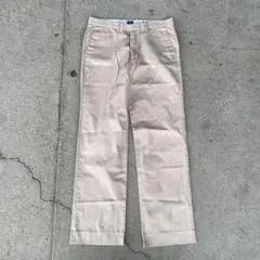 GAP ベージュ チノパン フロントジッパー