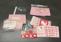 レア！平成レトロ当時物　ハローキティ　ミニレター３セット　ケースメモ 封筒シール
