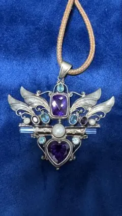 シャンカリジュエリー ガネーシャ ローズクォーツ ロンドンブルー 