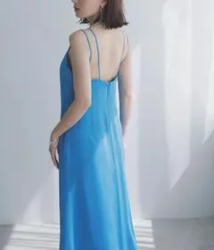 【新品タグ付】anuans ダブルストラップヴィンテージキャミワンピース 38