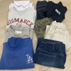 子供服トレーナー 長袖シャツ パンツ　9点　まとめ売り110センチ