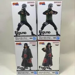 NARUTO Figuno 全4種セット 疾風伝 カカシ イタチ