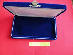 青いベルベットアクセサリーケース　1
