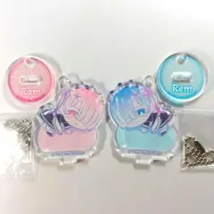 レム&ラム リゼロ スタンドミニアクリルキーホルダー はぐみーつ
