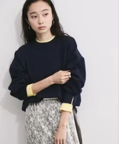 スウェットライクニット ニット