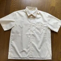 PLUS ONE 半袖シャツ L クリーム色のサムネイル