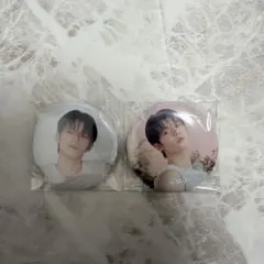 ヨンジュン 缶バッジ 2個セット ACT:TOMORROW カプセルトイ