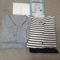 マタニティパジャマ　2枚セット M〜Lサイズ お産パット2枚おまけ