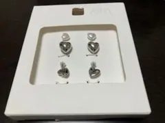 ZARA ハート型ピアス 4ペアセット
