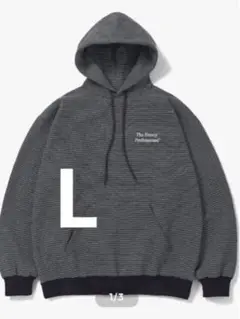 BORDER HOODIE SWEAT エンノイennoy L