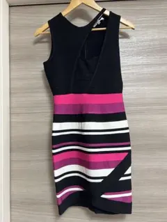 GLAMOROUS ノースリーブ バンデージドレス マルチカラーのサムネイル