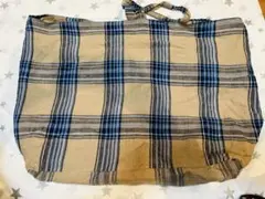 ichiAntiquites LINEN TARTAN CHECK BAGのサムネイル