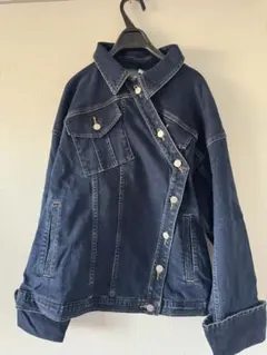 希少♡ロペ ROPE 定価4.7万 シルク混リアクティブデニムGジャン 洗える