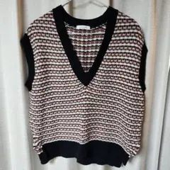 GLOBAL WORK Vネックニットベスト