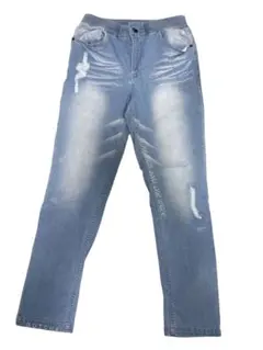 美品 GOTCHA ストレッチ デニムパンツ XL ダメージ加工 イージーデニムのサムネイル