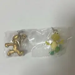 スーパーマリオ めじるしアクセサリー2 シークレット ゴールドマリオ ノコノコ