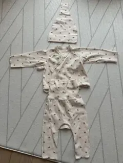 【peekaboo】ニューボーン ハート柄 3点セット