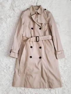 ナチュラルビューティーベーシック ライナー付 トレンチコート ベルト ベージュ