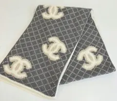 新品未使用美品CHANEL ココマーク ステッチ リバーシブルマフラー ストール