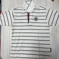 DOLCE MARGARITA ストライプ ポロシャツ
