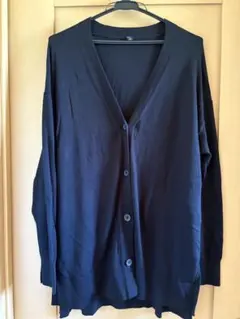 UNIQLO ブラックVネック 長袖 L