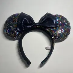 ミニーマウス風スパンコールカチューシャ