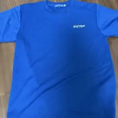 VICTAS 卓球用 Tシャツ 青